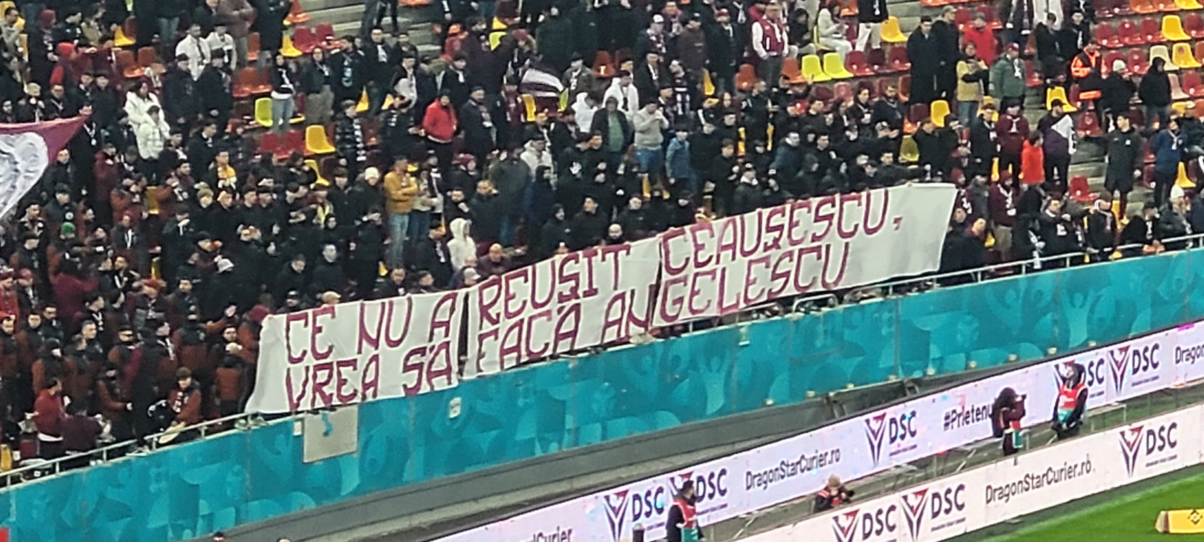 Ruptură la Rapid! Acționarul e comparat de galerie cu Nicolae Ceaușescu