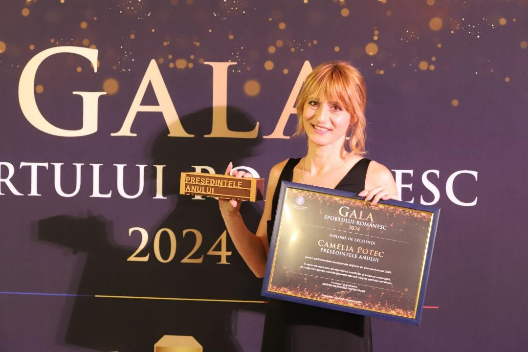 Camelia Potec: Am dormit cu premiul de la ANS sub pernă