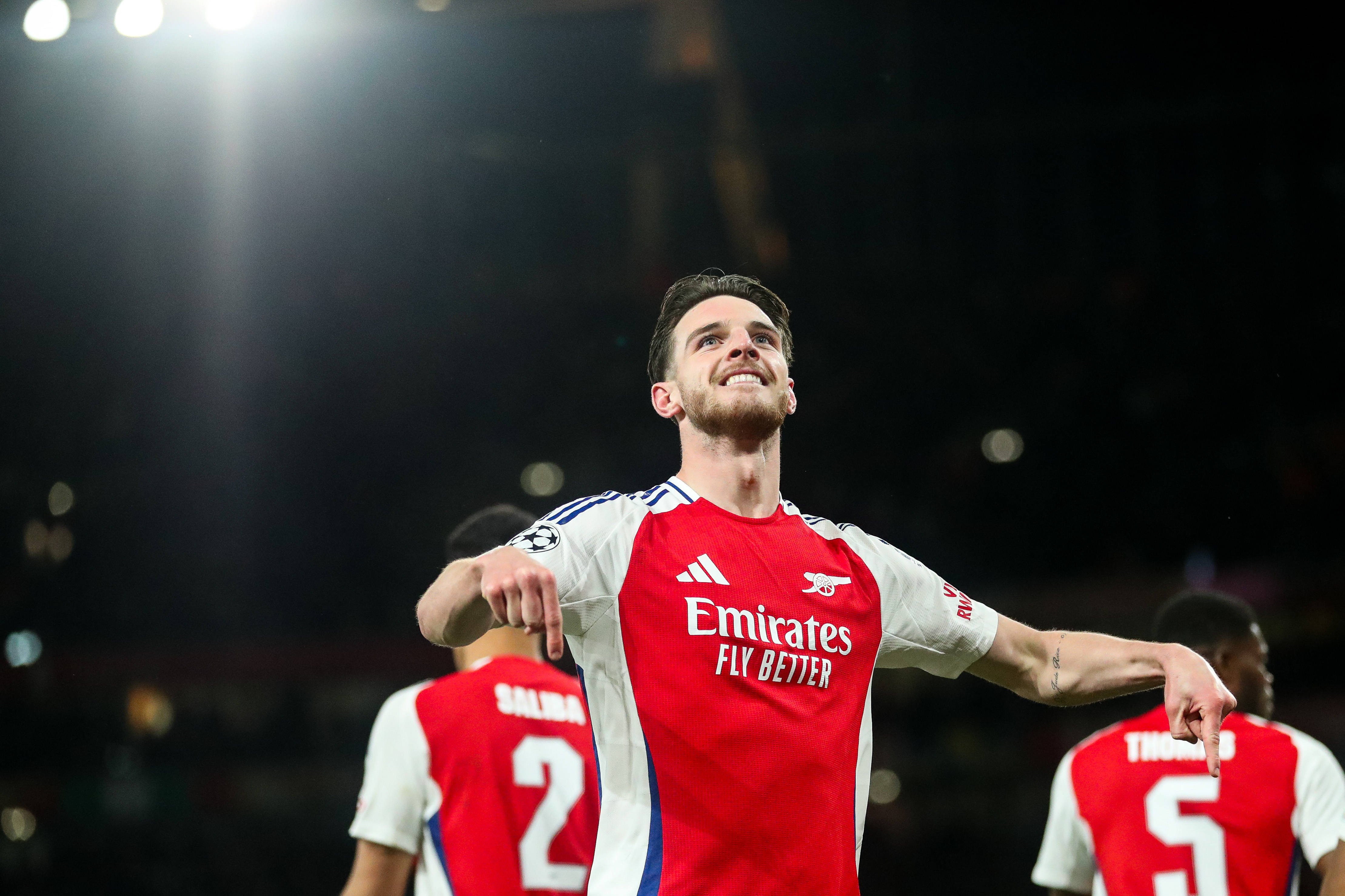 Declan Rice a făcut show la interviuri după dubla din Arsenal - Real Madrid 3-0: O aveam pregătită. Am dat-o &icirc;n zid de prea multe ori