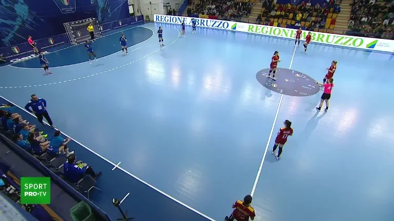 Italia - Rom&acirc;nia | Start cu emoții pentru tricolore &icirc;n repriza a doua (VOYO și Pro Arena)