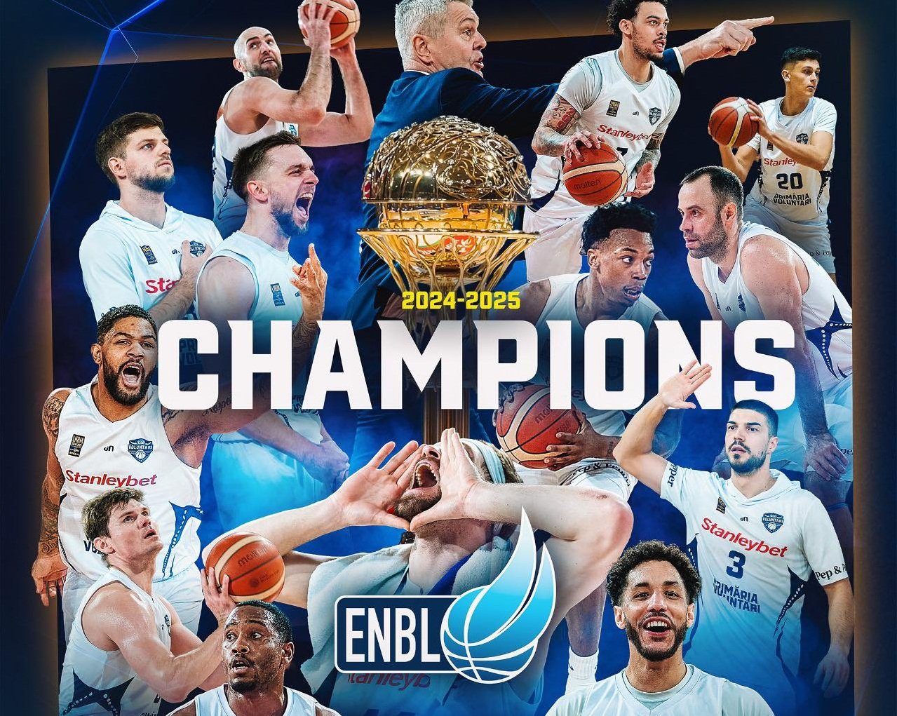 CSO Voluntari a c&acirc;ştigat trofeul ENBL