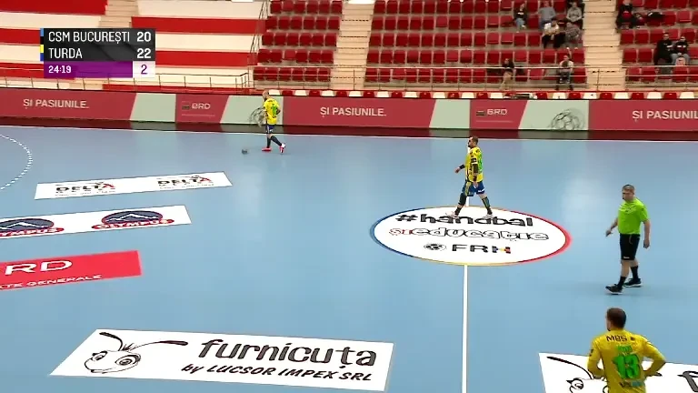 Cupa Rom&acirc;niei la handbal masculin | CSM București - Potaissa Turda, ultimele cinci minute