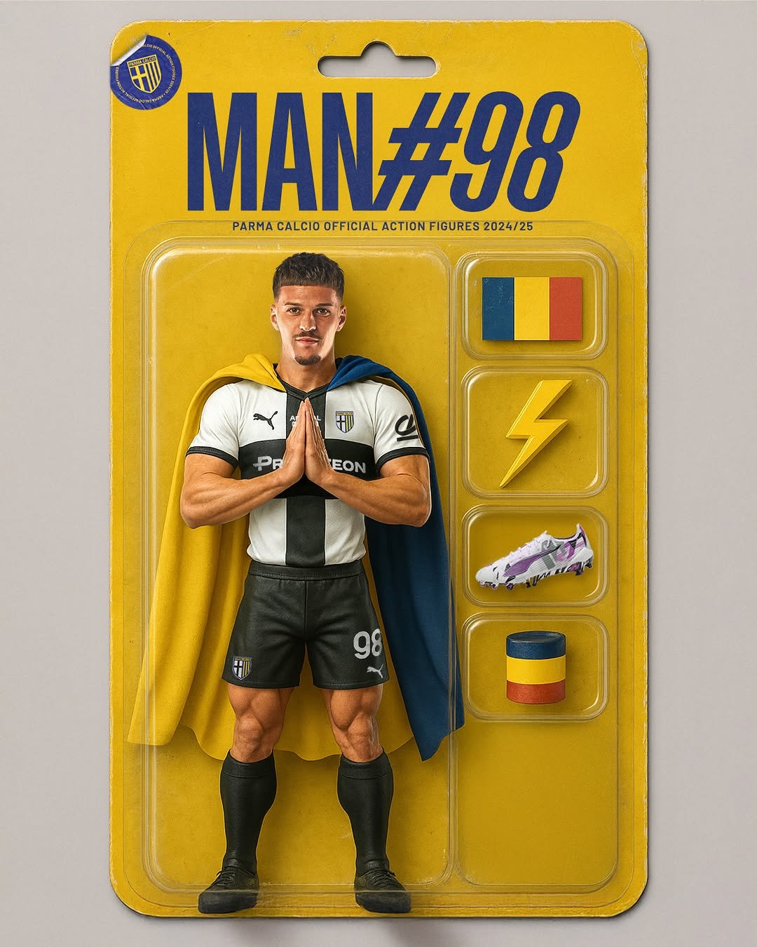 Parma action figures part two following your requests in the comments we have decided to create new ones with other players what do you think forzaparma
