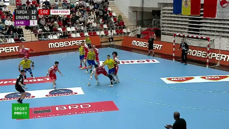Finala Cupei României | Dinamo - Potaissa Turda, ultimele cinci minute ale primei reprize