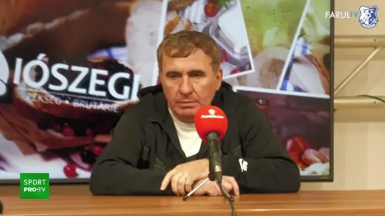 Gică Hagi: "Alibec are sclipiri, dar a fost ajutat și de echipă. Ne-am apărat foarte bine" (13 aprilie 2025)