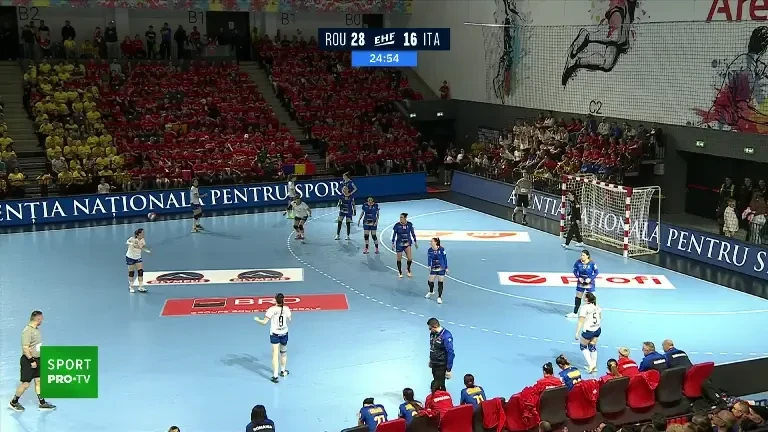 Ultimele cinci minute din a doua repriză a partidei România - Italia (13/04/2025)