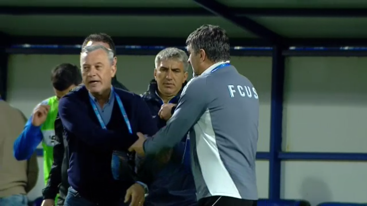 Momente tensionate după Unirea Slobozia &ndash; UTA! Mircea Rednic, schimb de replici cu Mihalcea