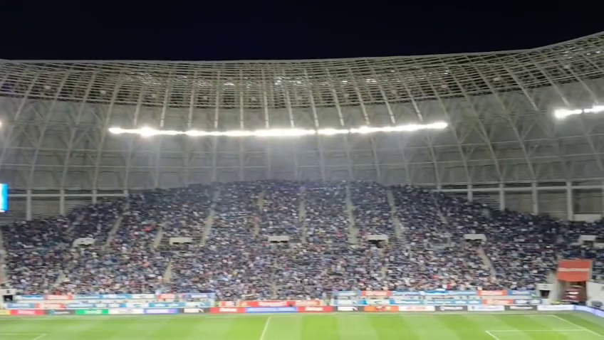 C&acirc;ți spectatori au fost prezenți la Universitatea Craiova - FCSB