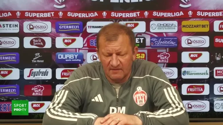 Conferință Dorinel Munteanu, înainte de UTA Arad - Sepsi OSK (17/04/2025)