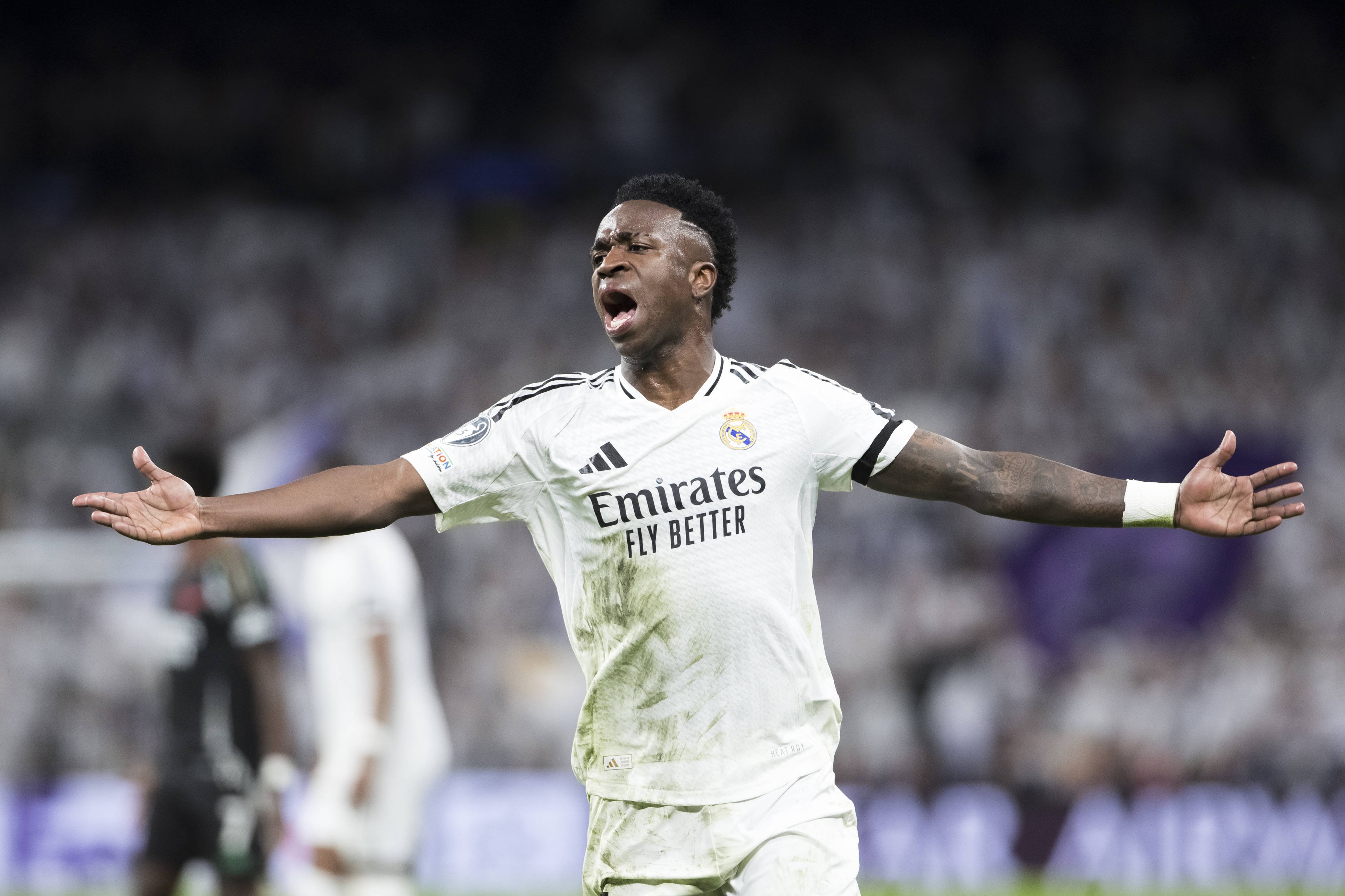 Vinicius a intrat &icirc;n istoria lui Real Madrid, după ce a marcat unicul gol al echipei sale din &rdquo;dubla&rdquo; cu Arsenal