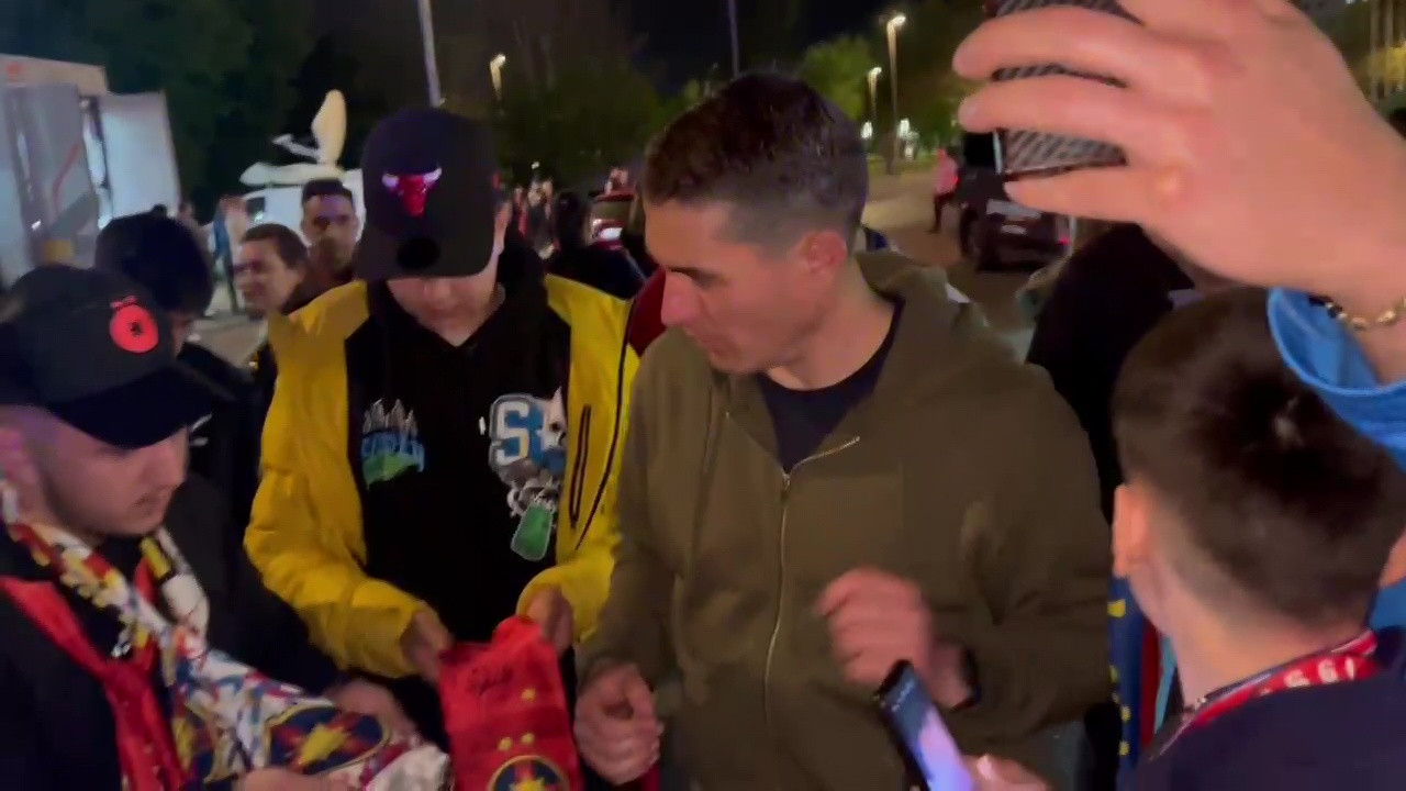 Imagini rare: ce a făcut Istvan Kovacs după FCSB - CFR Cluj: Mulțumim că n-ai dat penalty!