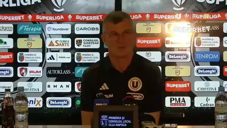 Sabău i-a caracterizat pe Mitriță și Baiaram &icirc;nainte de U Cluj - U Craiova (26 aprilie 2025)