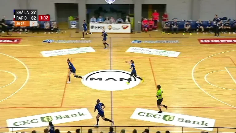 Dunărea Brăila - Rapid 31-35 a fost LIVE pe Pro Arena și VOYO (26 aprilie 2025)