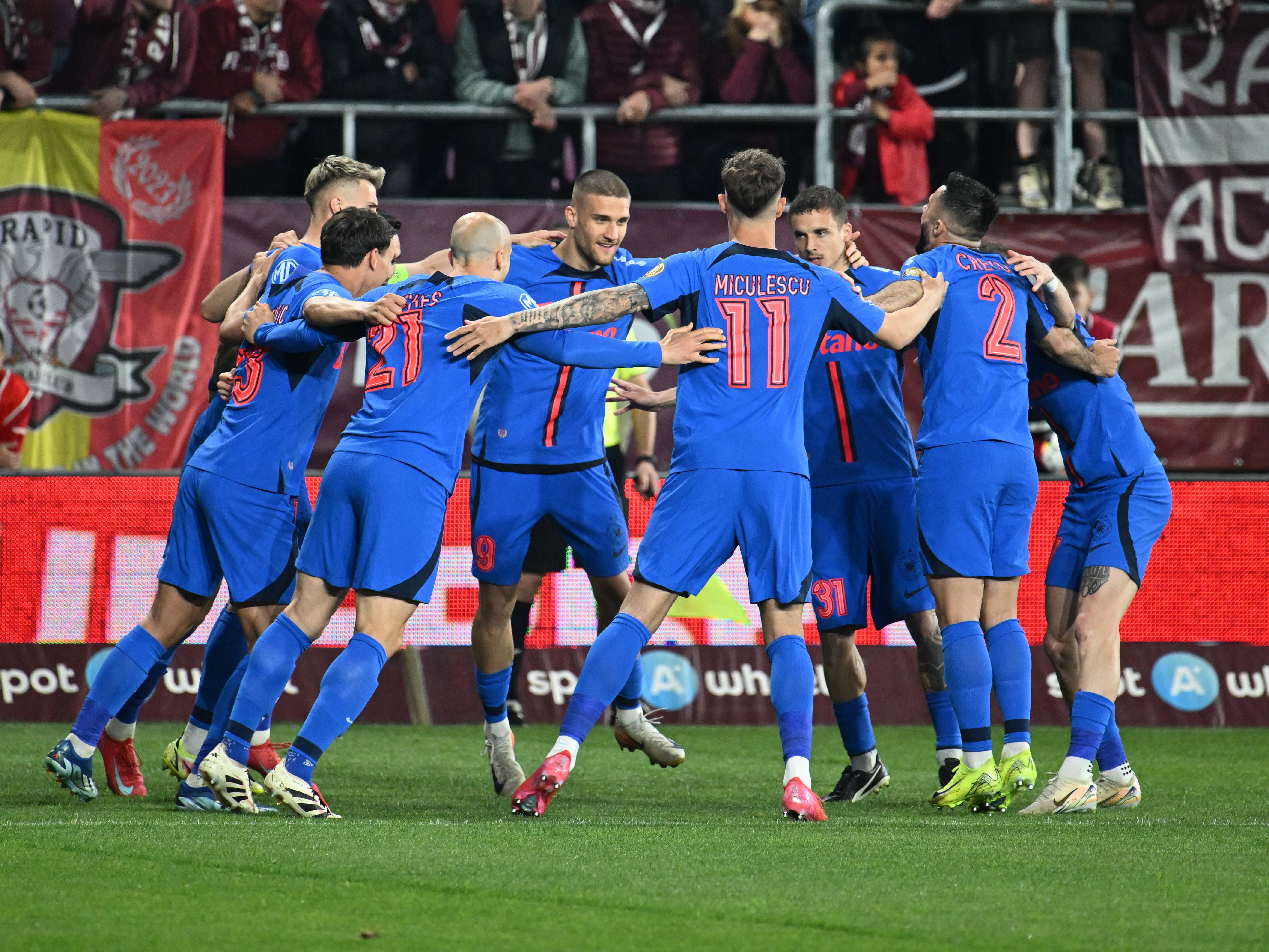 Transformarea lui Daniel B&icirc;rligea. Atacantul de la FCSB și-a luat o piatră de pe inimă după meciul cu Rapid