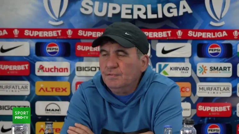 Gheorghe Hagi, conferință de presă înainte de Farul - Gloria Buzău (2 mai 2025)