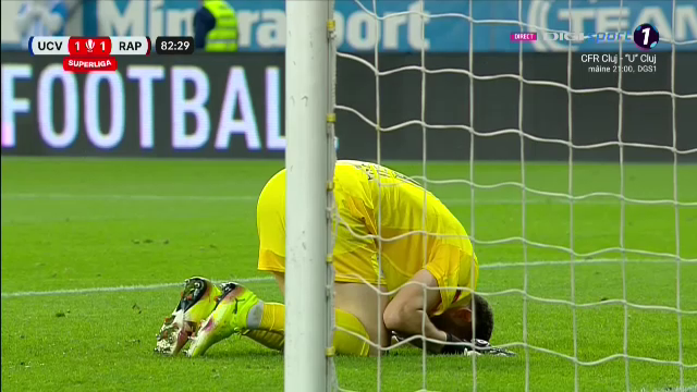 Eroarea incredibilă din Craiova - Rapid care-i poate aduce titlul lui FCSB &icirc;n această etapă: scenariu inedit pentru roș-albaștri