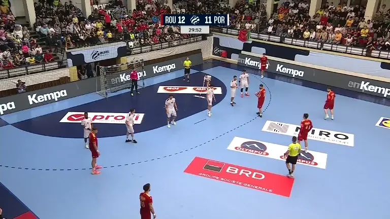 Gol spectaculos marcat la ultima fază a primei reprize din România - Portugalia (08/05/2025)