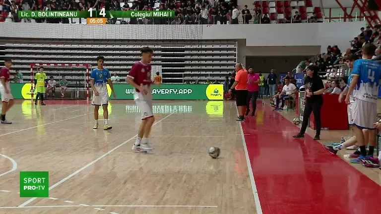 Liceul Teoretic &bdquo;Dimitrie Bolintineanu&rdquo; vs Colegiul Tehnic Feroviar &bdquo;Mihai I&rdquo; (1-6)