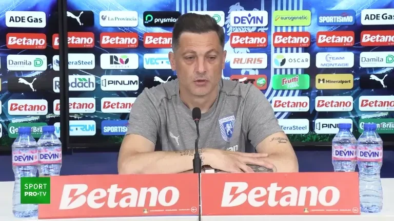 Conferință Mirel Rădoi, înaintea partidei cu CFR Cluj (09/05/2025)