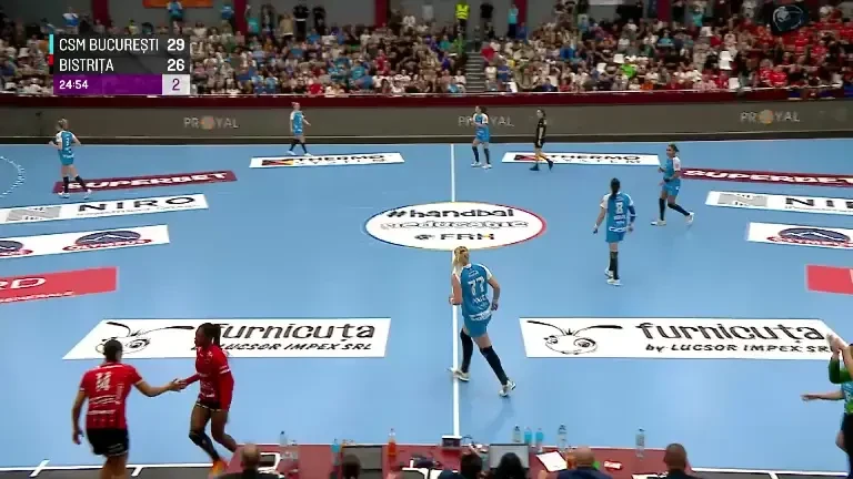 Handbal feminin | CSM București - Gloria Bistrița, ultimele cinci minute ale meciului