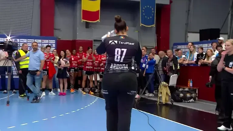 Handbal feminin | CSM București - Gloria Bistrița, festivitatea de premiere