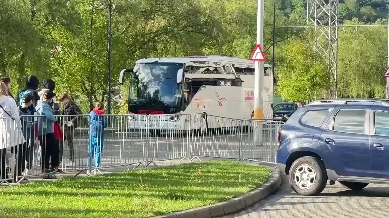 Campioana FCSB a sosit la Cluj Arena pentru meciul cu Universitatea (11.05.2025)