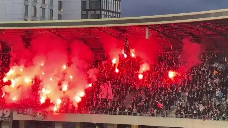 Atmosferă incendiară pe Cluj Arena la U - FCSB (11.05.2025)