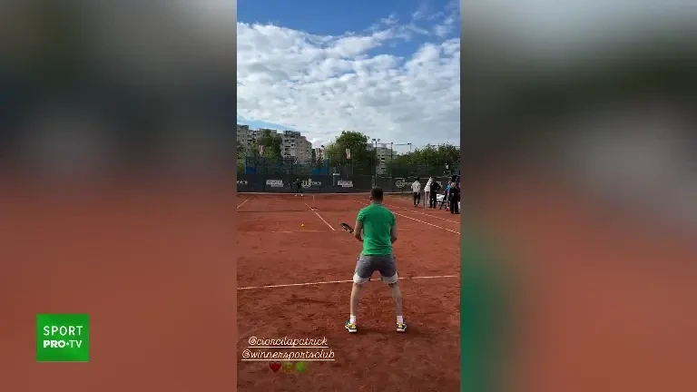 Simona Halep, antrenament pe cinste cu Patrick Ciorcilă, &icirc;n Cluj-Napoca. Cum se mișcă la trei luni de la retragere