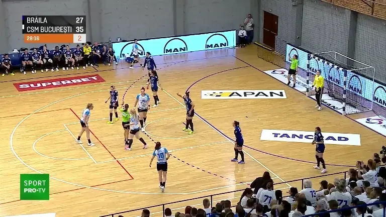 Dunărea Brăila - CSM București 28-35, meciul care le-a făcut campioane pe &rdquo;tigroaice&rdquo; (15.05.2025)