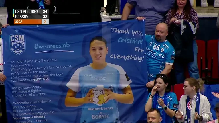 Cristina Neagu, în lacrimi! Imagini emoționante după CSM - Corona (18 mai 2025)