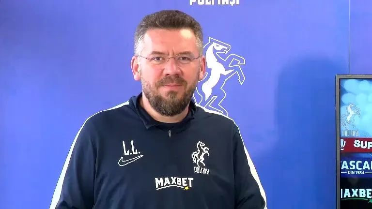 Vasile Miriuță, conferință înainte de Poli Iași - Metaloglobus (24 mai 2025)