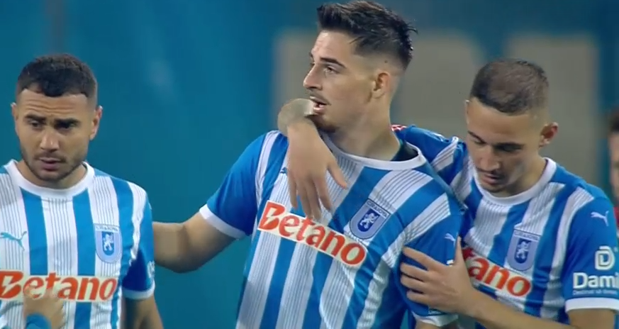 Universitatea Craiova - Dinamo 2-1. Oltenii termină sezonul pe locul 3 după golurile lui Barbu și Mitriță