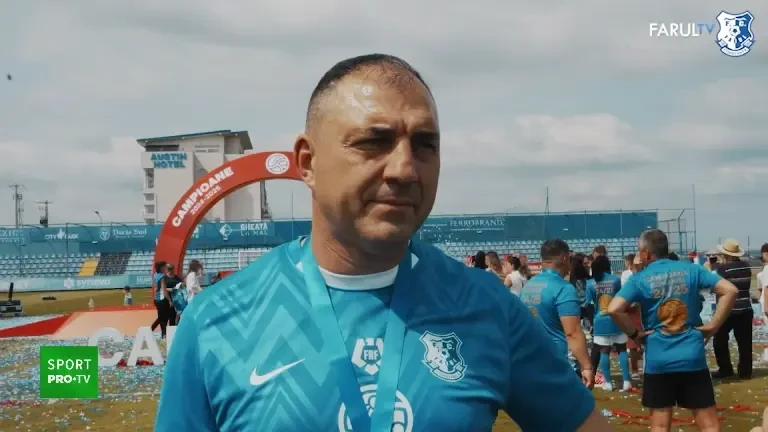 Dorel Zaharia, manager Farul Constanța feminin, campioana României (25.05.2025)