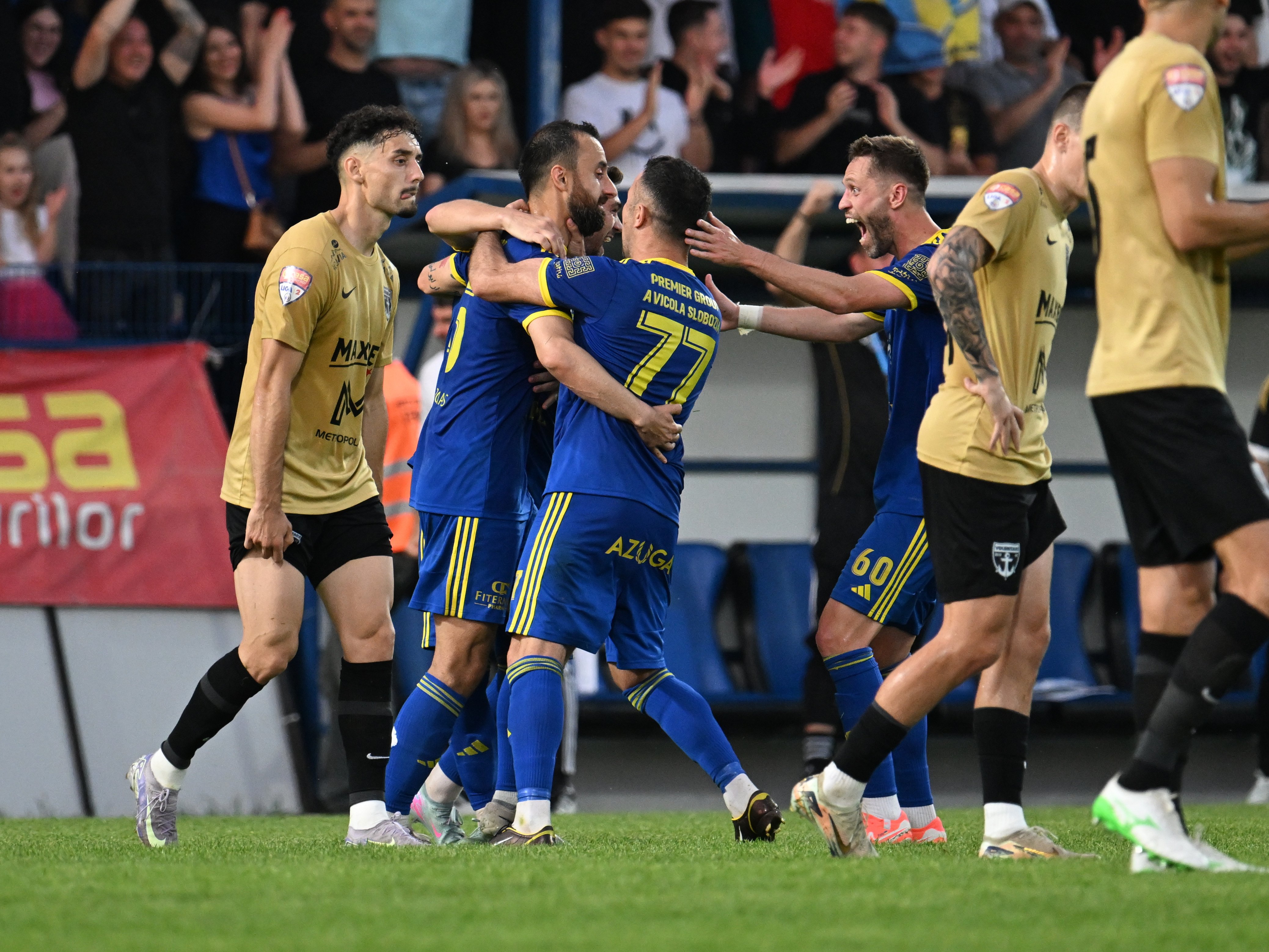 Unirea Slobozia - FC Voluntari 1-0! Ialomițenii c&acirc;știgă loteria penalty-urilor și răm&acirc;n &icirc;n prima ligă
