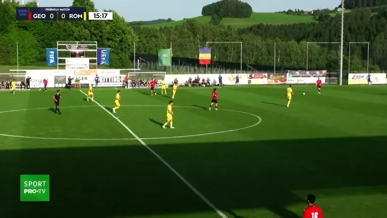 România U21 - Georgia U21 | Ocazie Vulturar (min.17). Meci transmis de VOYO și Pro Arena