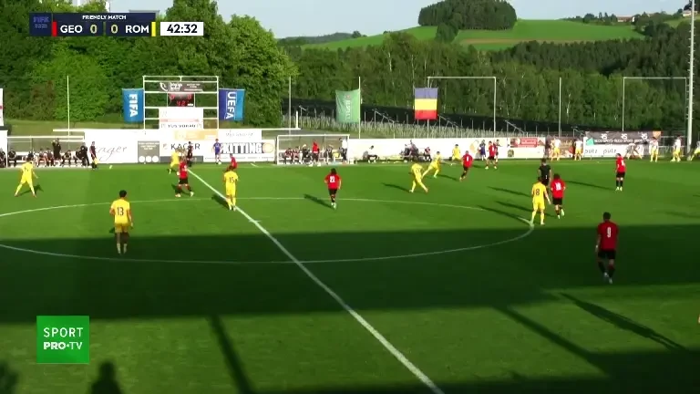 România U21 - Georgia U21 | Intervenție Otto Hindrich în finalul primei reprize (VOYO și Pro Arena)