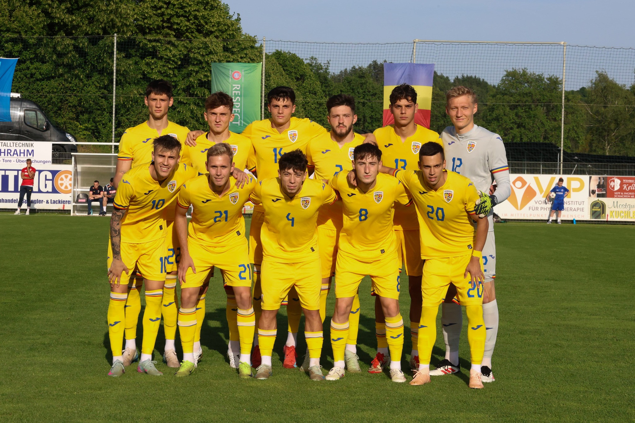Rom&acirc;nia U21 - Georgia U21. Ce s-a &icirc;nt&acirc;mplat &icirc;n prima repriză a meciului-test din Austria (LIVE pe VOYO și Pro Arena)
