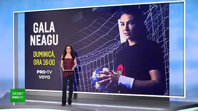 Cristina Neagu a mers la Polivalentă să vadă cum e amenajată sala pentru ziua cea mare. Gala Neagu e duminică, de la ora 16:00, în direct pe PRO TV și VOYO