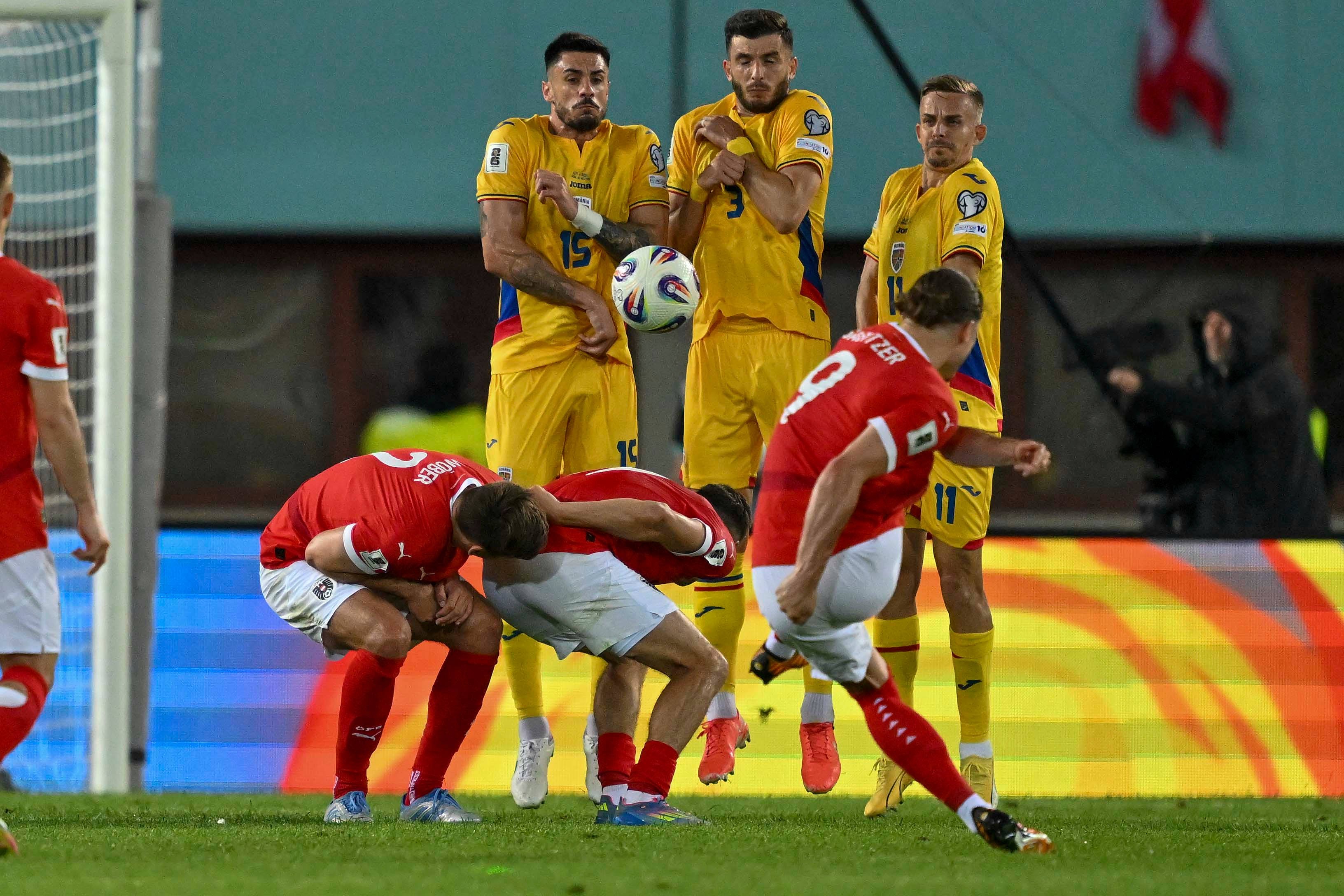 Austria - Rom&acirc;nia 2-1. &rdquo;Tricolorii&rdquo; pierd la Viena. Șanse mici pentru calificarea directă la Mondial