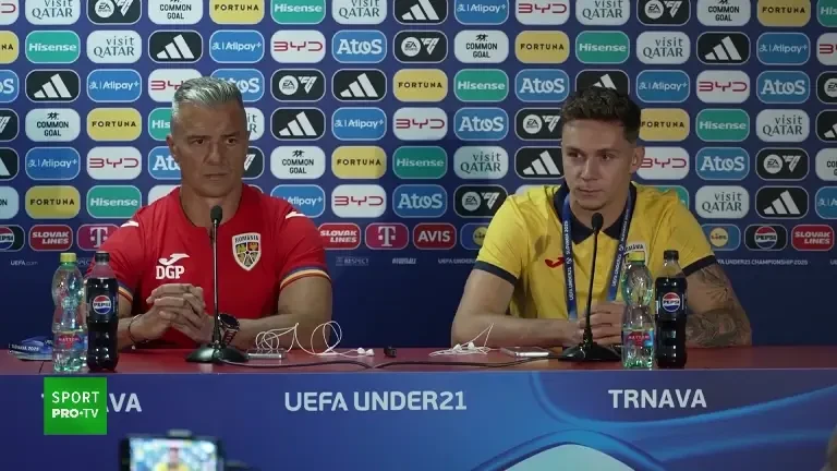 Conferință de presă cu Louis Munteanu înainte de România U21 - Italia U21 (10.06.2025)