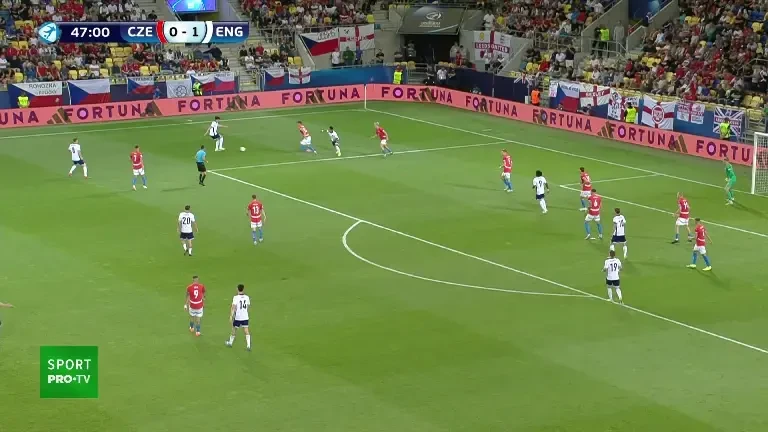 EURO U21 | Cehia - Anglia, pe PRO ARENA și VOYO. Portarul Cehiei scapă mingea &icirc;n propria poartă!