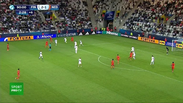 EURO U21 | Finlanda - Olanda 2-2 Poku &icirc;nscrie golul egalării &icirc;n minutul 90+3