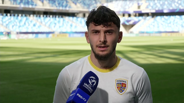 Reacția lui Ianis Stoica după penalty-ul ratat de Louis Munteanu &icirc;n meciul cu Italia U21