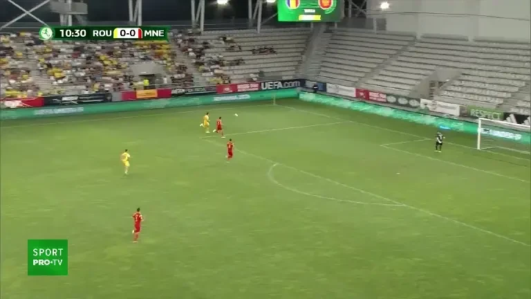 România - Muntenegru, scor 2-1 (rezumat)