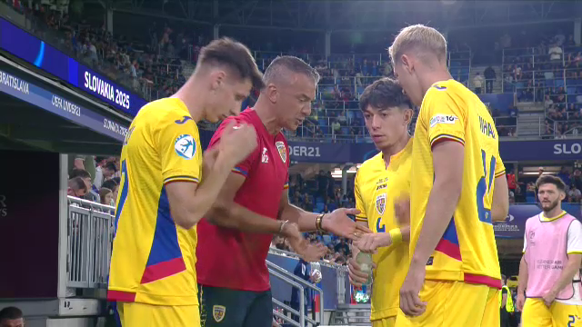 Daniel Pancu nu s-a jucat! C&acirc;te schimbări a făcut la pauza meciului Rom&acirc;nia U21 - Slovacia U21