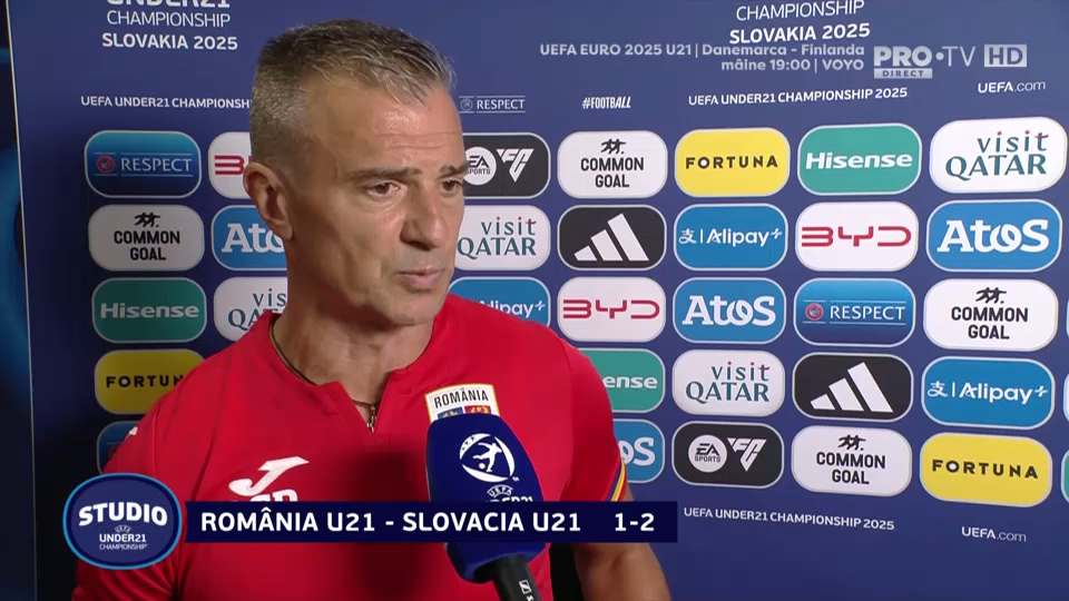 Daniel Pancu, nervos la flash-interviu după eșecul Rom&acirc;niei cu Slovacia: &rdquo;Aici e problema. E realitatea și trebuie să o acceptăm&rdquo;