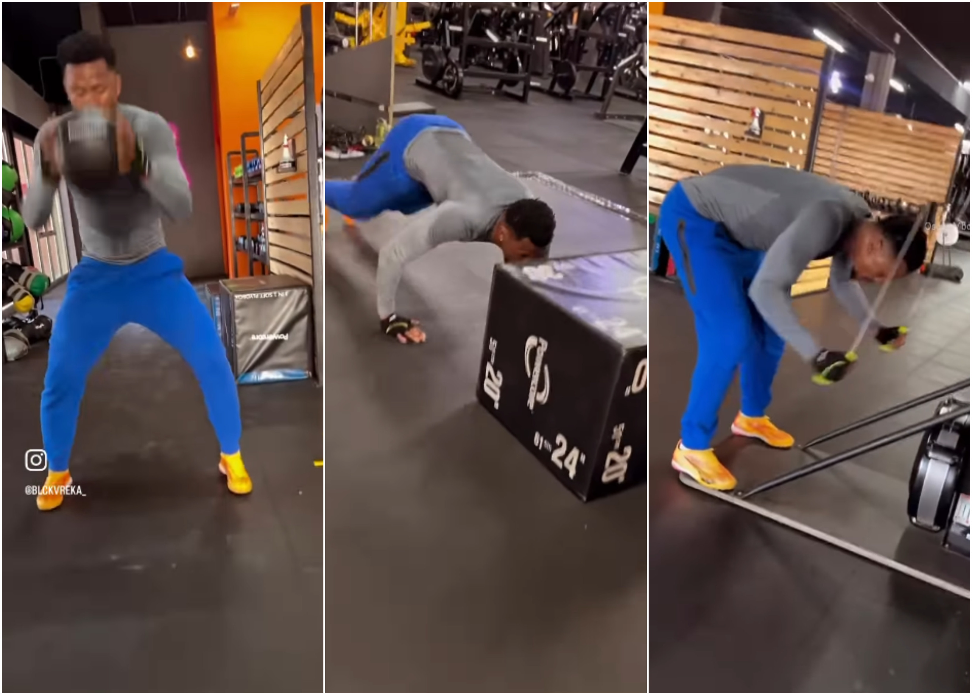 Ngezana, antrenament spartan ! Fundașul FCSB-ului rupe fiarele pentru a fi &icirc;n formă &icirc;n noul sezon