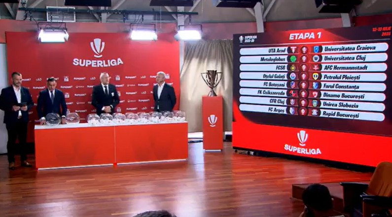 Știm calendarul Superligii 2025-2026! Programul primei etape și c&acirc;nd se joacă primul derby FCSB - Dinamo
