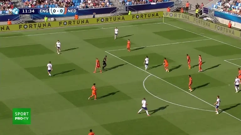 Anglia U21 - Olanda U21 | Minutul 12: Ocazie pentru Anglia (25/06/2025)