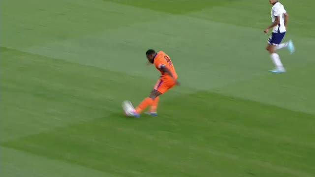 A intrat pe teren &icirc;n repriza a doua și după trei minute a egalat! Execuția senzațională reușită de atacantul Olandei